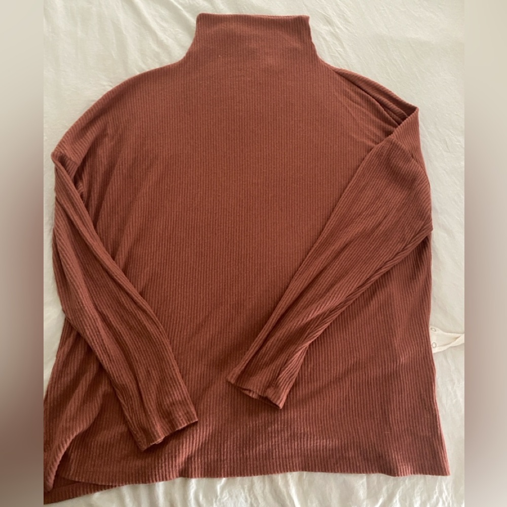 A NEW DAY MOCK NECK LONG SLEEVE TOP